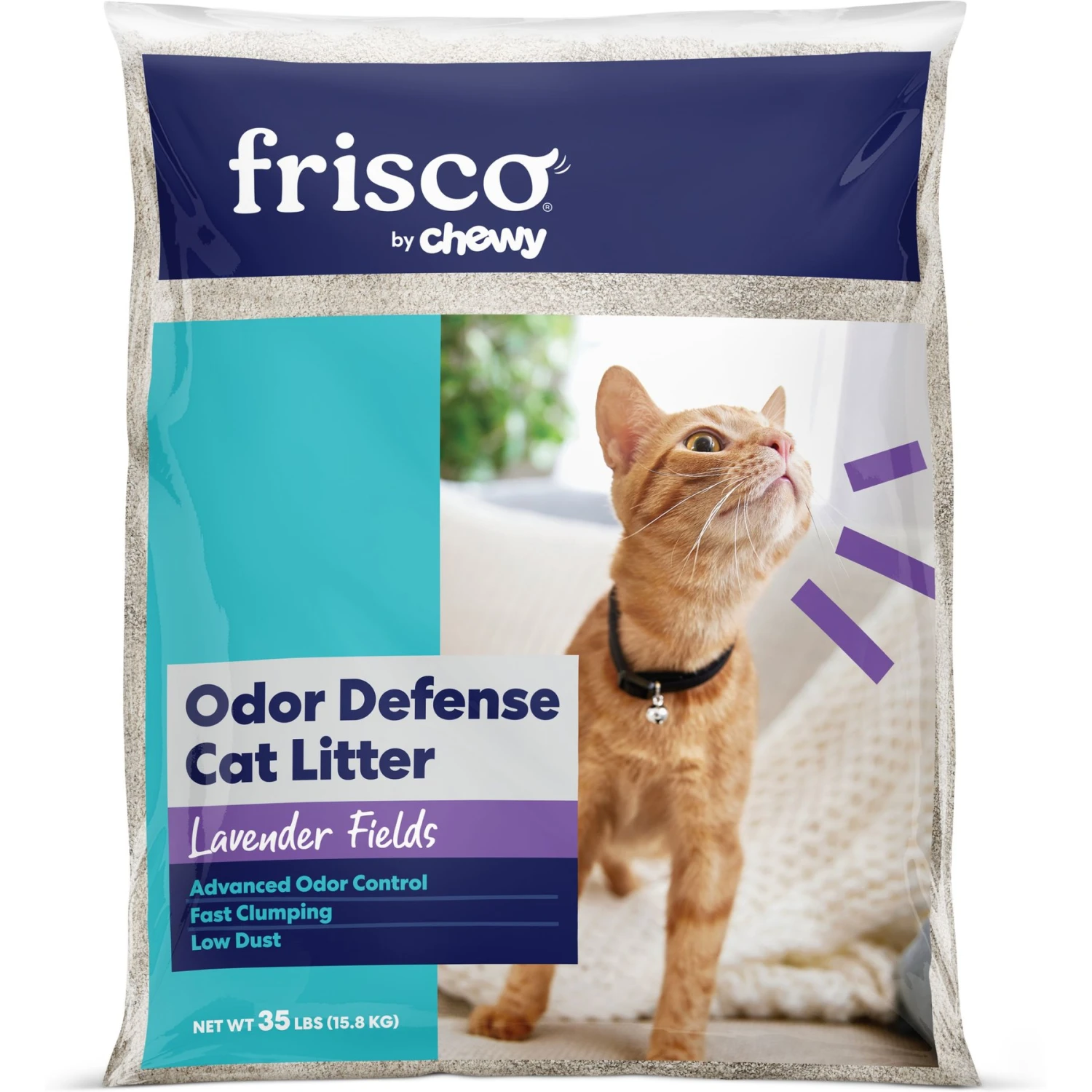 Frisco Odor Defense Lavender Fields Scented Clumping Clay Cat Litter 1 Frisco Odor Defense Lavender Fields Scented Clumping Clay Cat Litter
