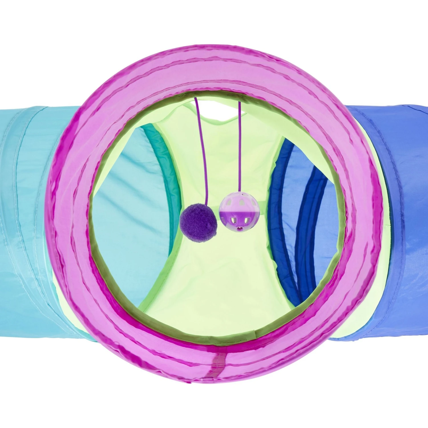 Frisco Foldable Play Tri-Tunnel Cat Toy 4 Frisco Foldable Play Tri-Tunnel Cat Toy - Image 4