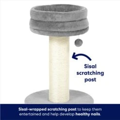 Frisco 24.8-in Heavy Duty Faux Fur Cat Tree -Pet Supply Store 169397 PT2. AC SS1800 V1667229717