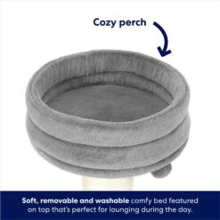 Frisco 24.8-in Heavy Duty Faux Fur Cat Tree -Pet Supply Store 169397 PT3. AC SS1800 V1667229720