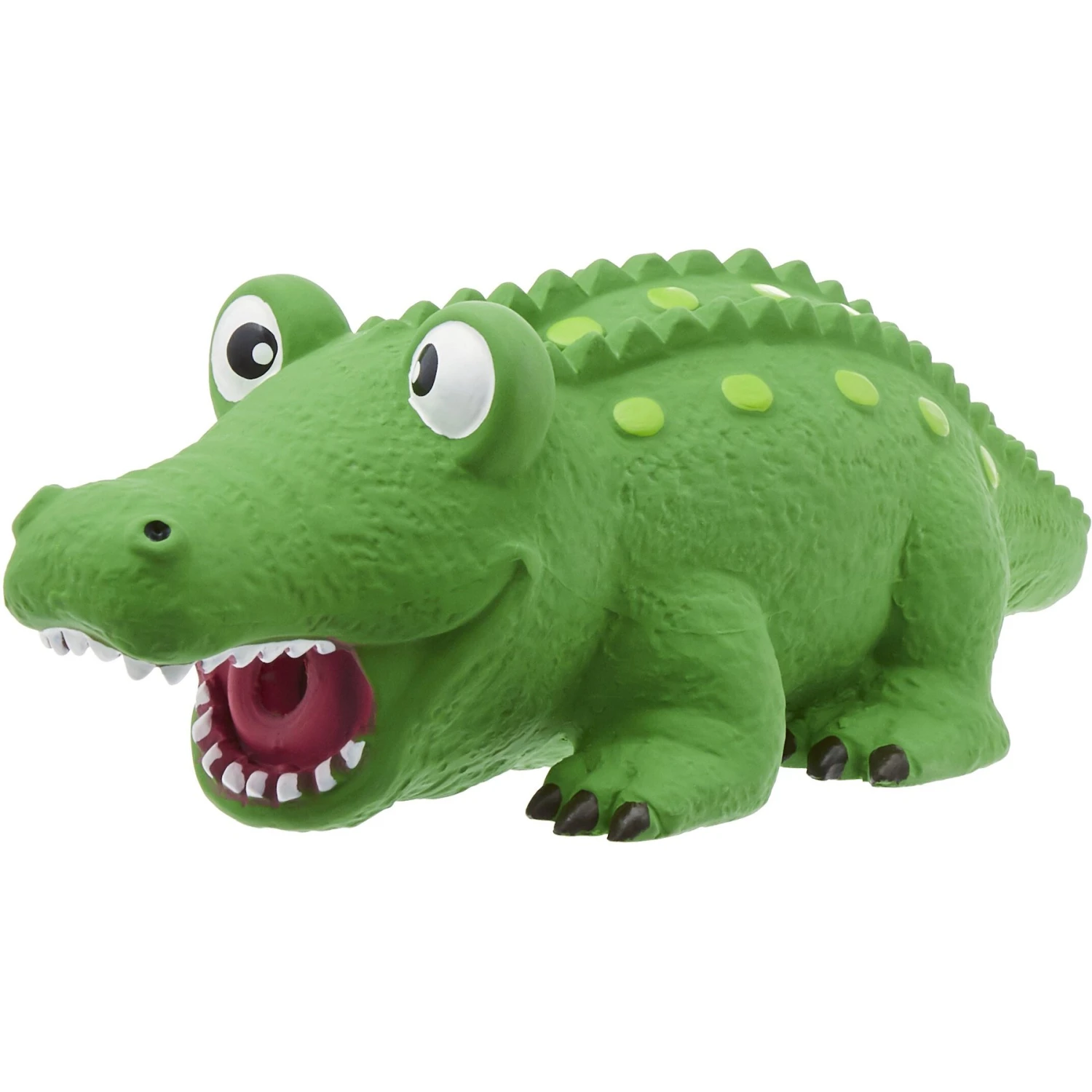Frisco Alligator Latex Squeaky Dog Toy 1 Frisco Alligator Latex Squeaky Dog Toy