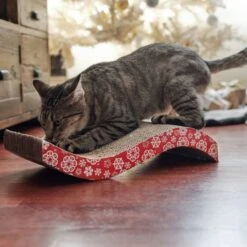 Frisco Holiday Wave Cat Scratcher Toy With Catnip -Pet Supply Store 233287 PT2. AC SS1800 V1602172537