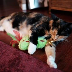 Frisco Holiday Christmas Tree Plush Kicker Cat Toy With Catnip -Pet Supply Store 233305 PT2. AC SS1800 V1602172376