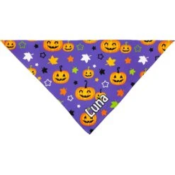Frisco Halloween Pumpkins Personalized Dog & Cat Bandana -Pet Supply Store 242815 PT3. AC SS1800 V1618511830