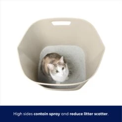 Frisco Leaf High-Sided Cat Litter Box, Large -Pet Supply Store 258782 PT2. AC SS1800 V1675279643