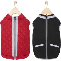 Frisco Mediumweight Reflective 2-in-1 Dog & Cat Fleece Coat -Pet Supply Store 268359 PT4. AC SS1800 V1628792579