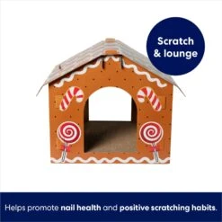 Frisco Holiday Gingerbread House Cardboard Cat House Cat Toy 8 Frisco Holiday Gingerbread House Cardboard Cat House Cat Toy -Pet Supply Store 287289 PT2. AC SS1800 V1695044346