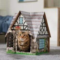Frisco Tudor House Cardboard Cat House 10 Frisco Tudor House Cardboard Cat House -Pet Supply Store 308815 PT4. AC SS1800 V1696968878