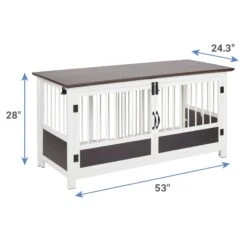 Frisco "Roma" Dog Crate Credenza & Mat -Pet Supply Store 315189 PT3. AC SS1800 V1681145357