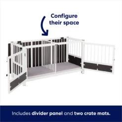 Frisco "Roma" Dog Crate Credenza & Mat -Pet Supply Store 315189 PT4. AC SS1800 V1636564342