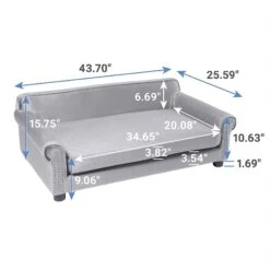 Frisco Sofa Pet Bed With Removable Cover & Frisco Eyelash Cat & Dog Blanket 11 Frisco Sofa Pet Bed With Removable Cover & Frisco Eyelash Cat & Dog Blanket -Pet Supply Store 319504 PT2. AC SS1800 V1630626372