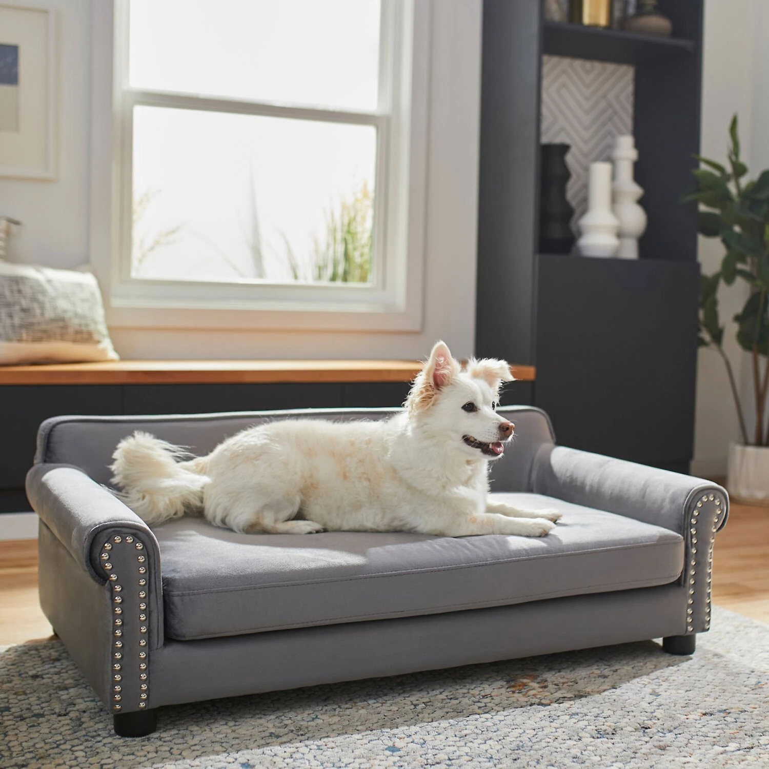 Frisco Sofa Pet Bed With Removable Cover & Frisco Eyelash Cat & Dog Blanket 5 Frisco Sofa Pet Bed With Removable Cover & Frisco Eyelash Cat & Dog Blanket - Image 5