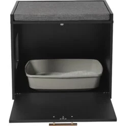 Frisco Drop Down Door Bench Cat Litter Box Cover -Pet Supply Store 322629 PT3. AC SS1800 V1653422222