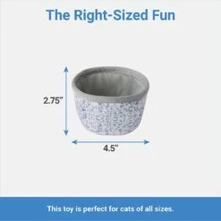 Frisco Guacamole Bowl Cat Toy With Catnip, Medium, 4 Count -Pet Supply Store 327059 PT2. AC SS1800 V1645205849