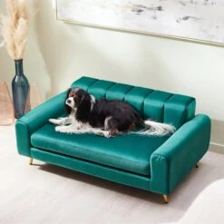 Pet Supply Store 35 Frisco Elevated Art Deco Dog & Cat Sofa Bed With Removable Cover