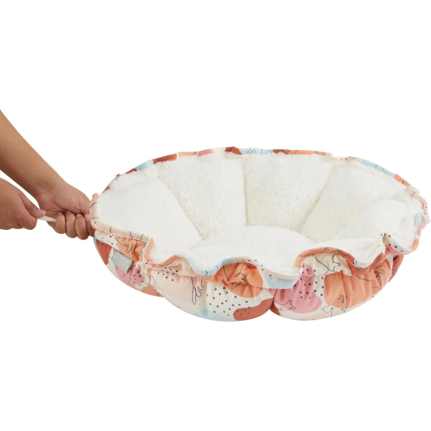 Frisco Calico Cat Design Adjustable Cat Bolster Bed 4 Frisco Calico Cat Design Adjustable Cat Bolster Bed - Image 4