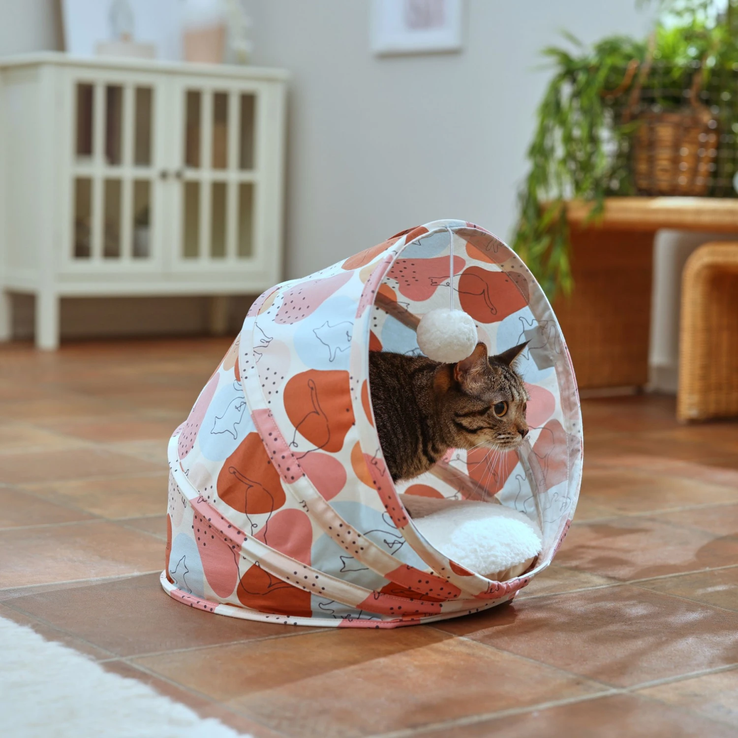 Frisco Foldable Canopy Cat Bed 1 Frisco Foldable Canopy Cat Bed