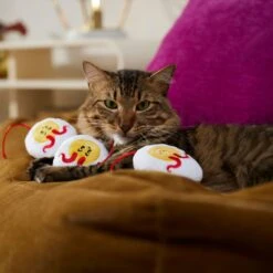 Frisco Halloween Haunted Deviled Eggs Plush Cat Toy With Catnip -Pet Supply Store 344058 PT3. AC SS1800 V1657657030