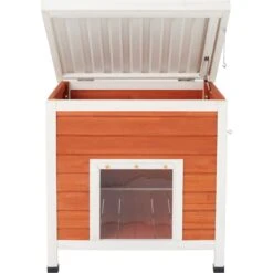 Frisco Outdoor Wooden Cat House With Retractable Roof -Pet Supply Store 361008 PT4. AC SS1800 V1658150709