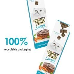 Fancy Feast Savory Cravings Beef & Crab Flavor Limited Ingredient Soft Cat Treats 17 Fancy Feast Savory Cravings Beef & Crab Flavor Limited Ingredient Soft Cat Treats -Pet Supply Store 658486 PT8. AC SS1800 V1664314160