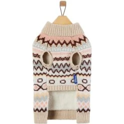 Frisco Sherpa Lined Fairisle Dog & Cat Sweater -Pet Supply Store 718422 PT4. AC SS1800 V1692978165