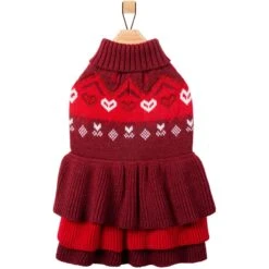 Frisco Nordic Sequin Dog & Cat Sweater Dress -Pet Supply Store 745886 PT3. AC SS1800 V1694793753