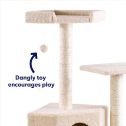 Frisco 52-in Faux Fur Cat Tree & Condo -Pet Supply Store 92261 PT2. AC SS1800 V1667227606