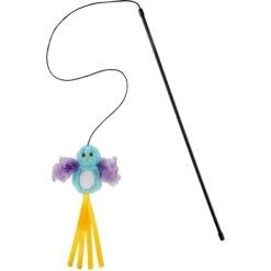 Frisco Fabric Teaser Wand Cat Toy & Frisco Bird With Feathers Teaser Wand Cat Toy With Catnip -Pet Supply Store 962094 PT5. AC SS1800 V1694782976