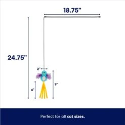 Frisco Fabric Teaser Wand Cat Toy & Frisco Bird With Feathers Teaser Wand Cat Toy With Catnip -Pet Supply Store 962094 PT6. AC SS1800 V1694782977